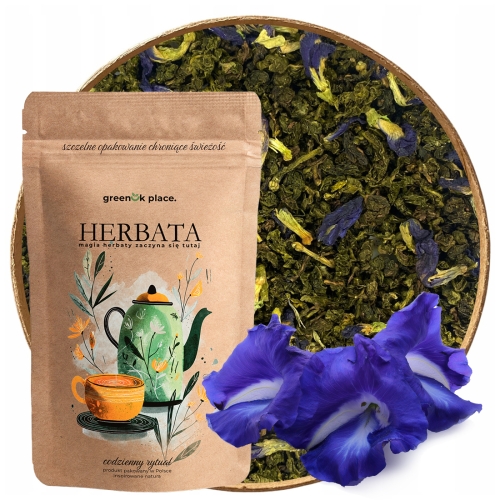 Przejdź do produktu Herbata liściasta Oolong Blue klitoria