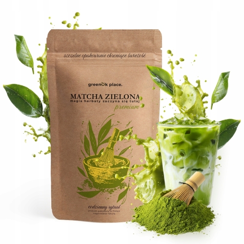 Przejdź do produktu MATCHA ZIELONA PREMIUM 100g